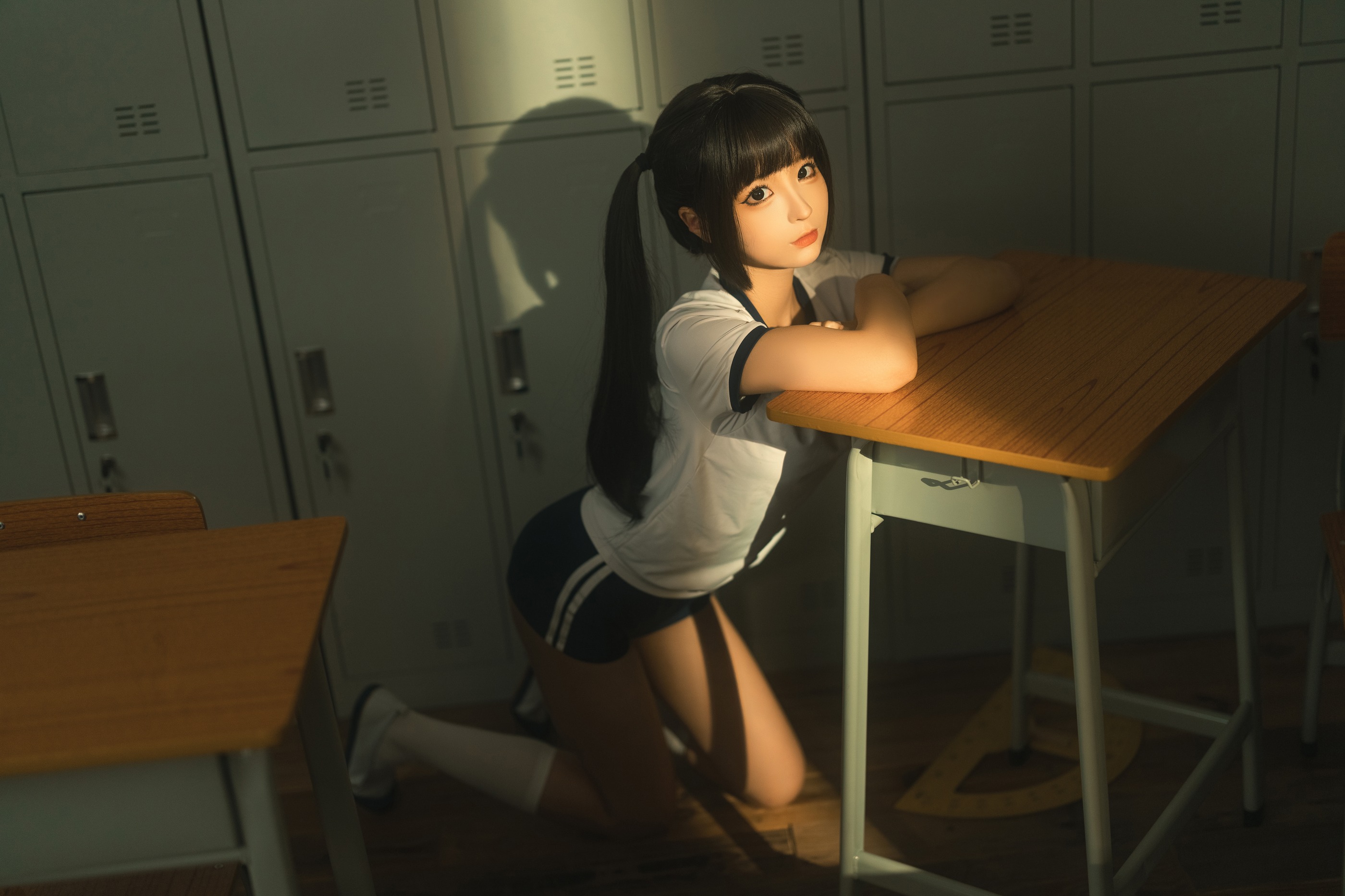 图片[1]-蠢沫沫 – NO.246《午后课间》[33P]-XikXak